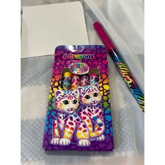 Lisa Frank Crayons and Marker Used - Picture 2 of 3